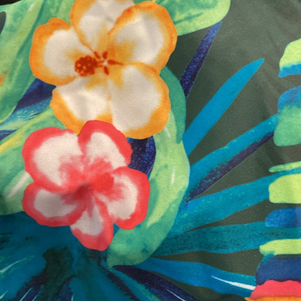 NWT Holipick Off the Shoulder Tropical Floral One-Piece Swimsuit - Picture 13 of 16